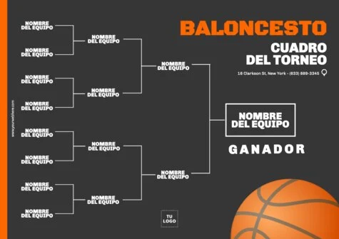 Edita un diseño para baloncesto