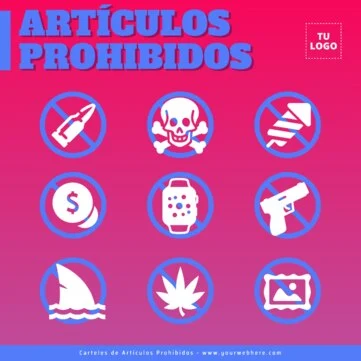 Edita un póster de items prohibidos