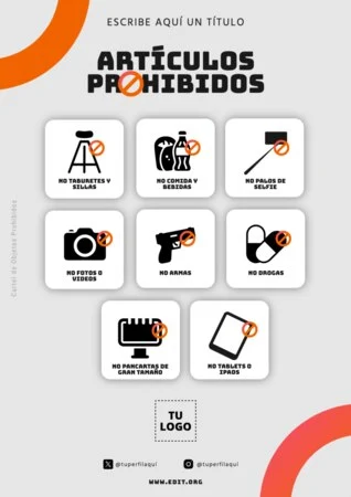 Edita un póster de items prohibidos