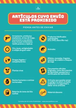 Edita un póster de items prohibidos