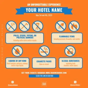 Edit a Prohibited Items flyer