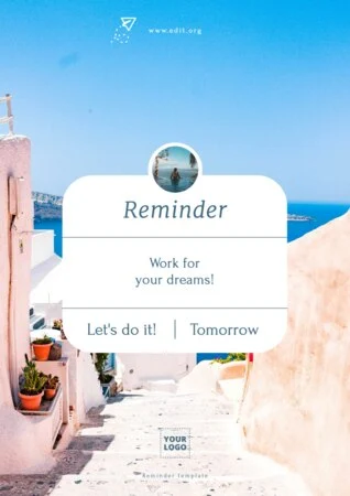 Edit a Reminder