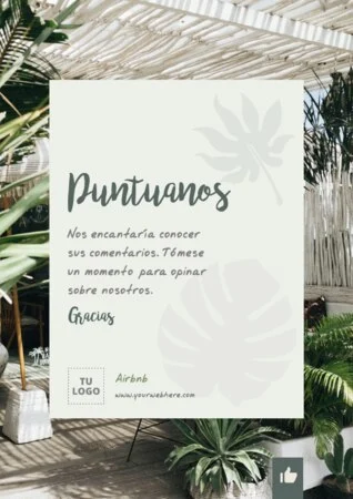 Crea un diseño para pedir reseñas