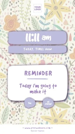 Free Reminder Templates To Customize Free Reminder Templates To Customize