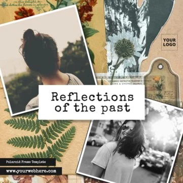 Edit a blank Polaroid template