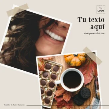 Edita una Tarjeta de otoño