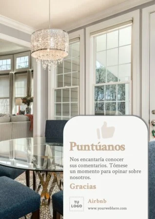 Crea un diseño para pedir reseñas