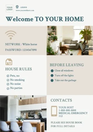 Edit an Airbnb house rules template