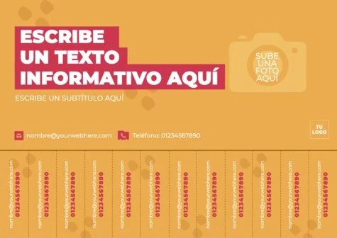 Edita un flyer con pestañas