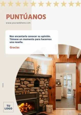 Crea un diseño para pedir reseñas