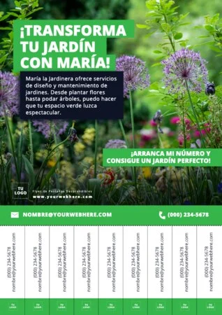 Edita un flyer con pestañas