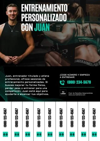 Edita un flyer con pestañas