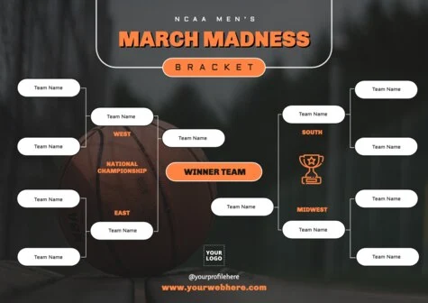 Edit a design for March Madness