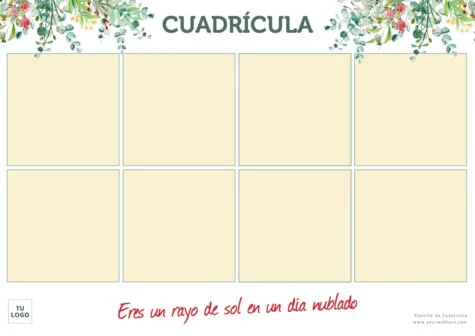 Edita una plantilla cuadriculada