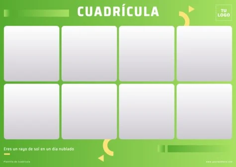 Edita una plantilla cuadriculada