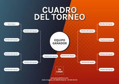 Editar un cuadro para torneos