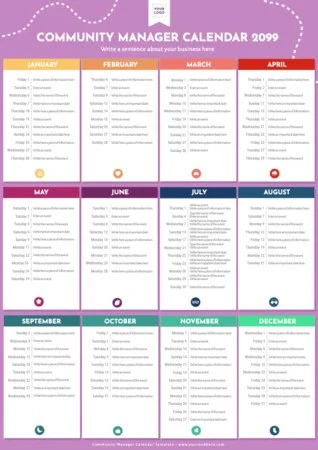 Personalize seu calendário de Community Manager