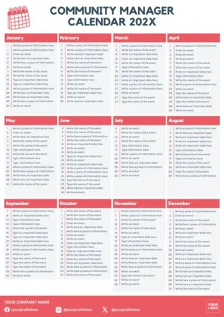 Edit a CM calendar