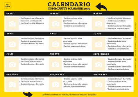 Personaliza tu calendario de Community Manager