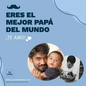 Edita un flyer para el Día del Padre