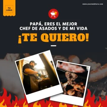 Edita un flyer para el Día del Padre