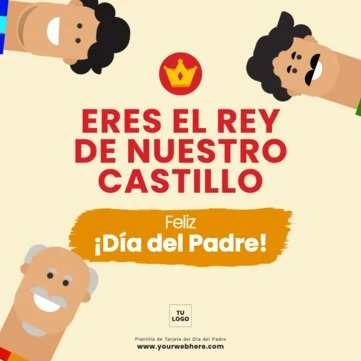 Edita un flyer para el Día del Padre
