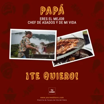 Edita un flyer para el Día del Padre