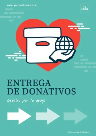 Edita un cartel de donación