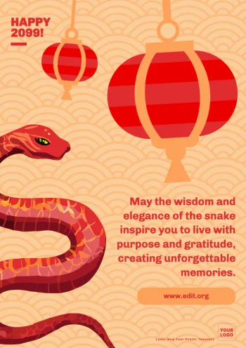 Edit a Chinese New Year template