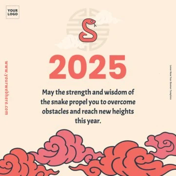 Edit a Chinese New Year template