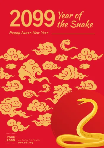 Edit a Chinese New Year template