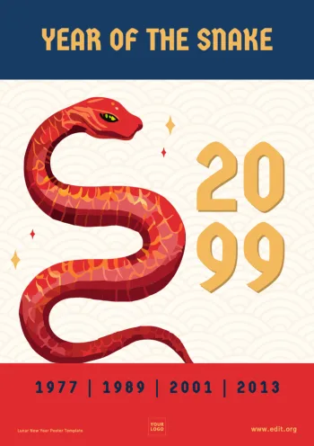 Edit a Chinese New Year template