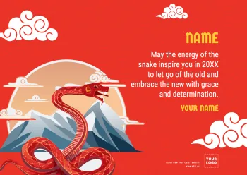 Edit a Chinese New Year template