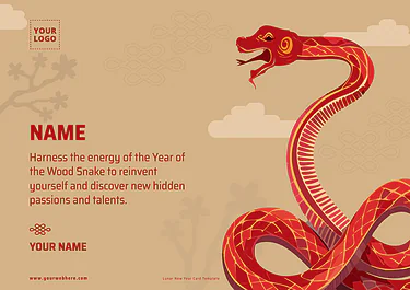 Edit a Chinese New Year template