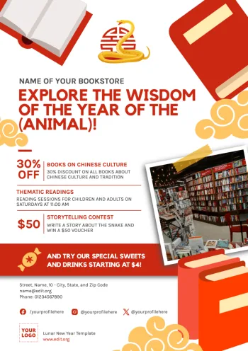 Edit a Chinese New Year template