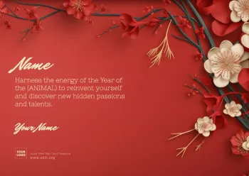 Edit a Chinese New Year template