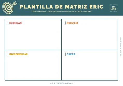 Edita una matriz ERIC