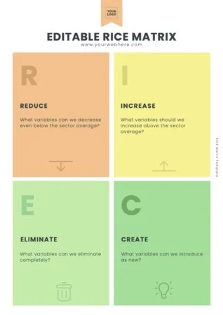 Edit a RICE Matrix
