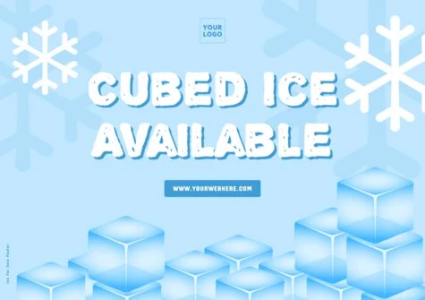 Edit an Ice poster