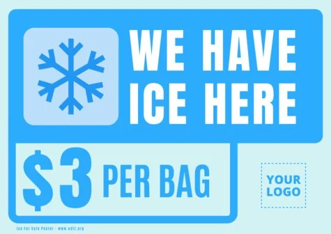 Edit an Ice poster