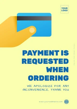 Edit a payment sign