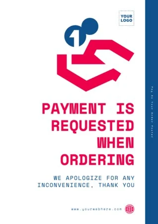 Edit a payment sign
