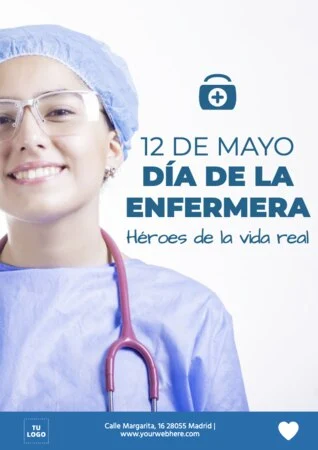 Edita un flyer del Día Internacional de los Enfermeros