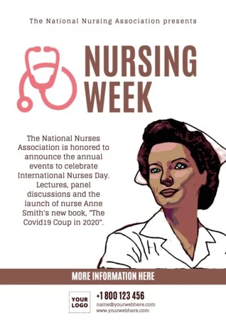 Edit a Nurses Day flyer