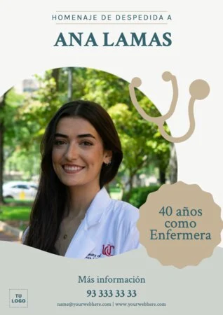 Edita un flyer del Día Internacional de los Enfermeros