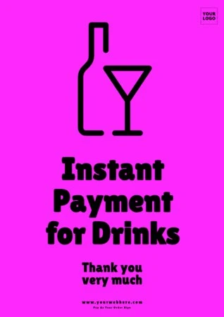 Edit a payment sign
