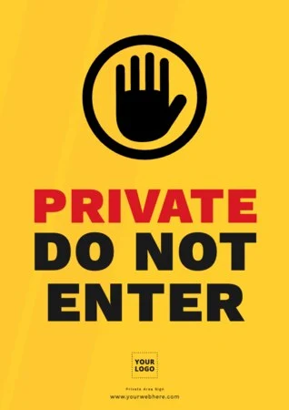 Edit a Private poster