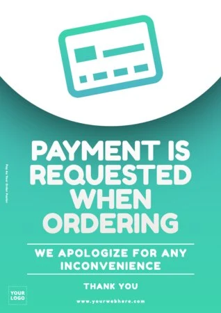 Edit a payment sign
