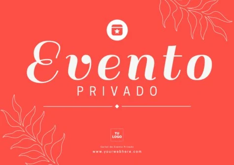 Edita un letrero Privado