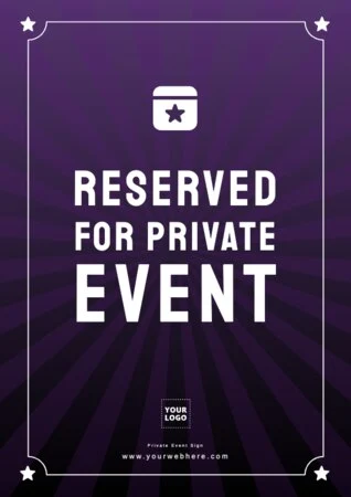 Edit a Private poster